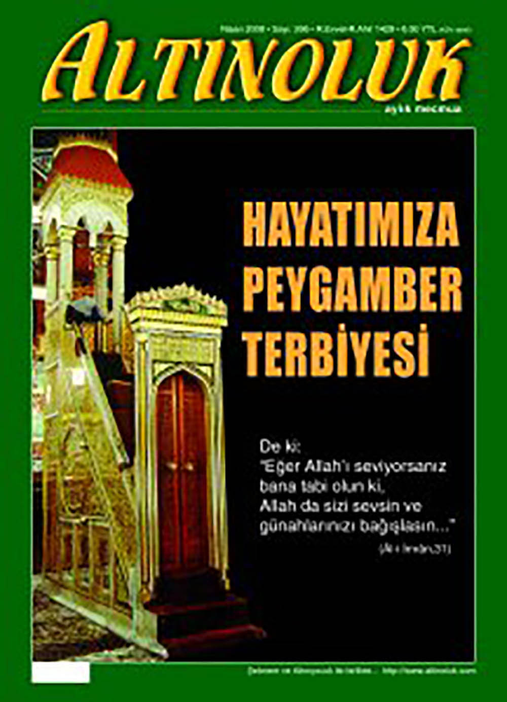 Hayatımıza Peygamber Terbiyesi