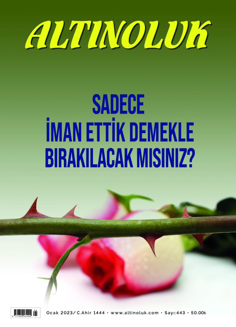 Sadece İman Ettik Demekle Bırakılacak Mısınız?