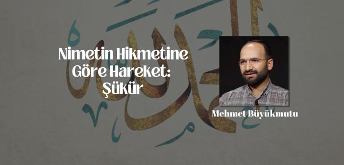Şükür: Nimetin Hikmetine Göre Hareket Etmektir