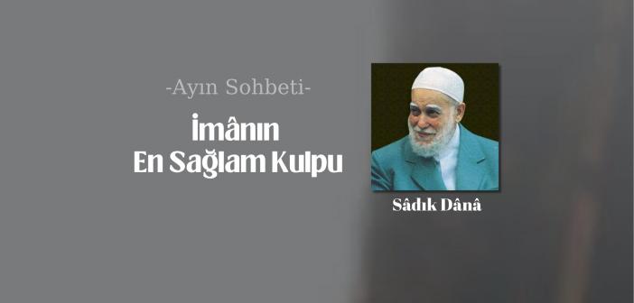 İmanın En Sağlam Kulpu