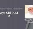 Şeyh Sâdî (r. a.) -13