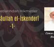 İbn-i Atâullah el-İskenderî -1-